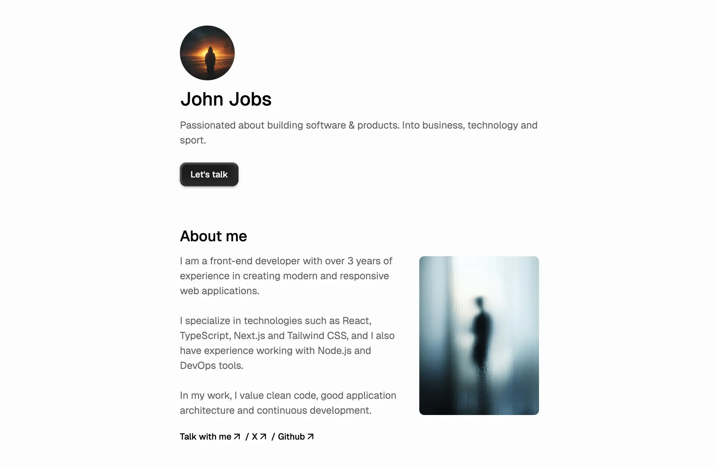 application preview